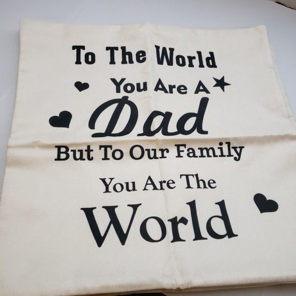 Dad pillow covers 17x17 set of 4 - Picture 5 of 11